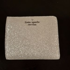 Kate Spade bifold glitter sparkly wallet